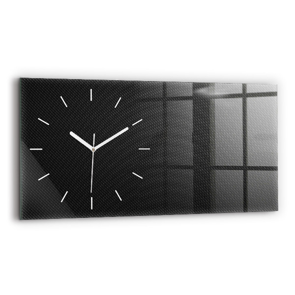 Horloge rectangulaire horizontale Abstrait sombre