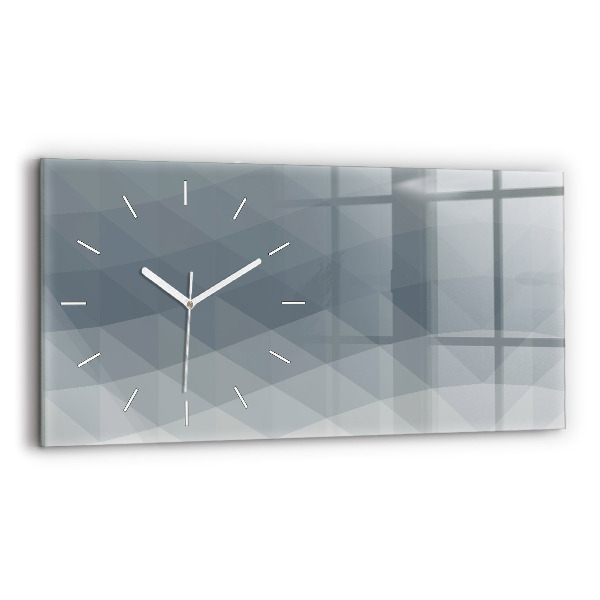 Horloge rectangulaire horizontale Abstraction de vagues