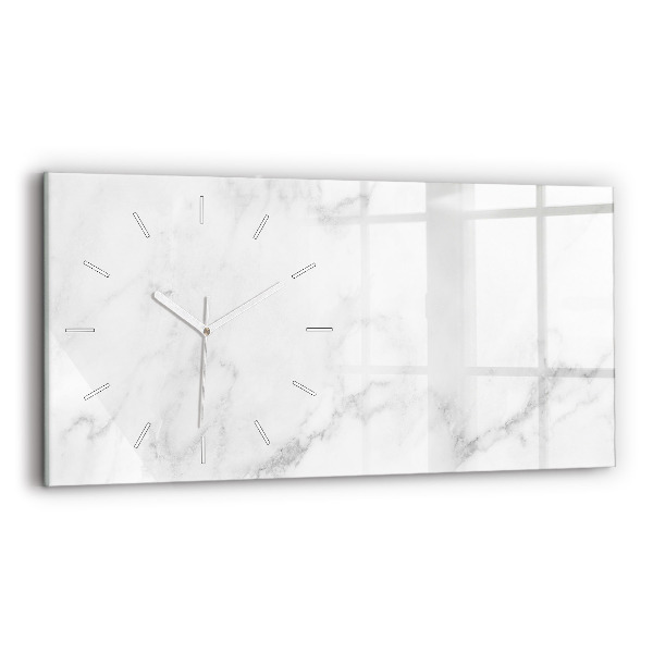 Horloge rectangulaire horizontale Marbre