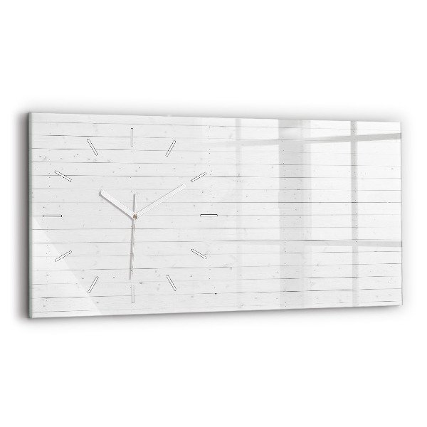 Horloge rectangulaire horizontale Panneaux en bois