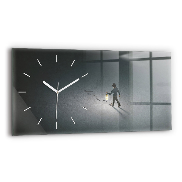 Horloge rectangulaire horizontale Vagabond dans l'obscurité