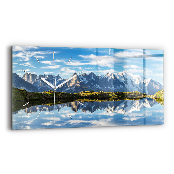 Horloge rectangulaire horizontale Vallée de Chamonix, Alpes françaises