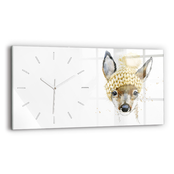 Horloge rectangulaire horizontale Cerf