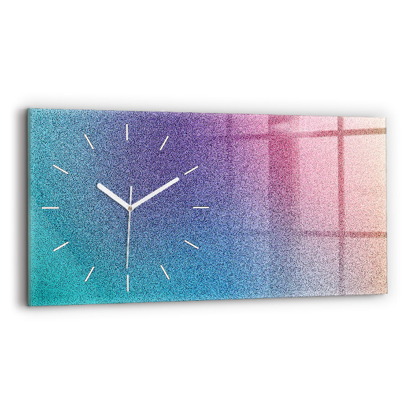 Horloge horizontale en verre Motif dégradé