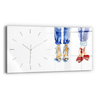 Horloge rectangulaire horizontale Épingles pour femmes