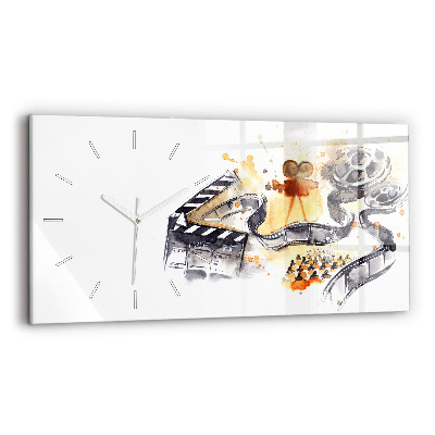 Horloge rectangulaire horizontale Caméra de cinéma