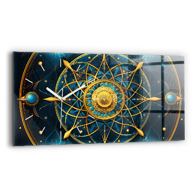Horloge murale horizontale Horoscope