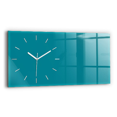 Horloge murale horizontale Couleur marine