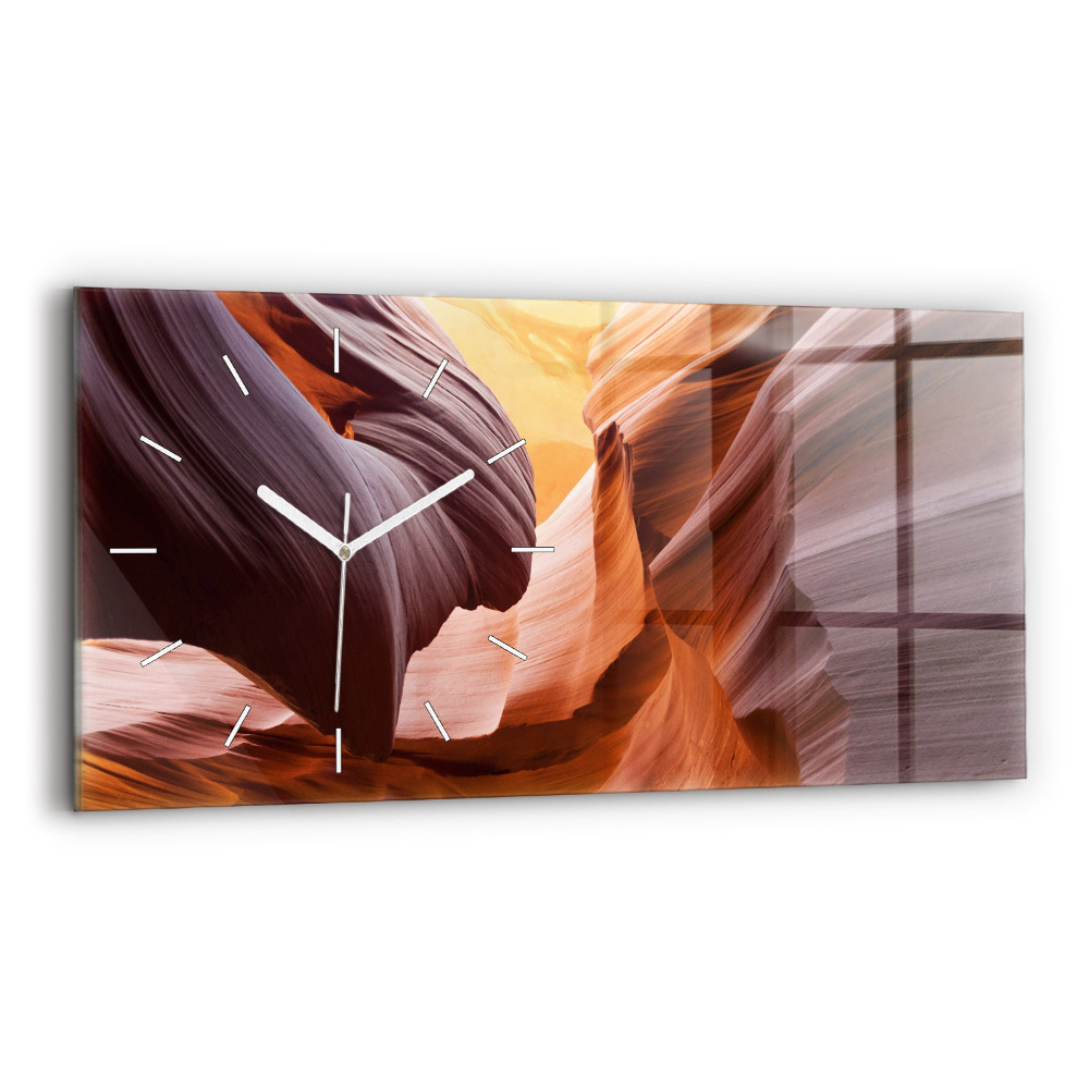 Horloge murale horizontale Canyon d'Antilope