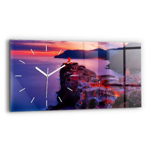 Horloge horizontale en verre Légende des souvenirs