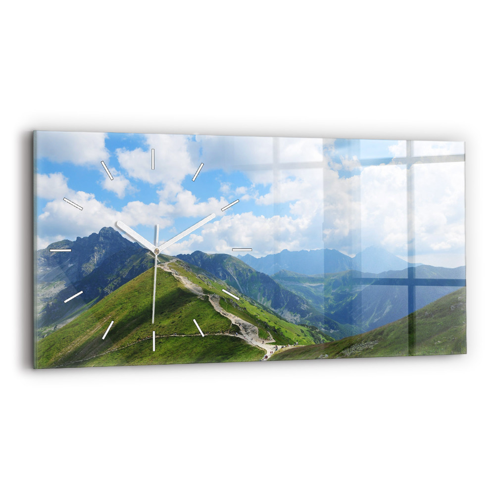 Horloge horizontale en verre Kasprowy Wierch Zakopane