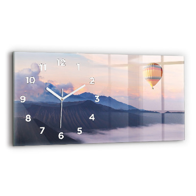 Horloge rectangulaire horizontale Beau paysage