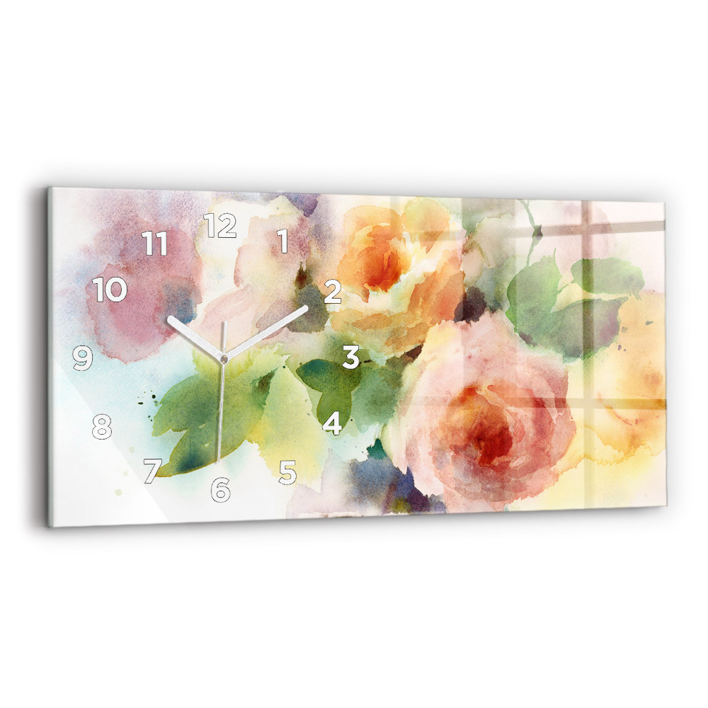 Horloge rectangulaire horizontale Visualisation de la nature