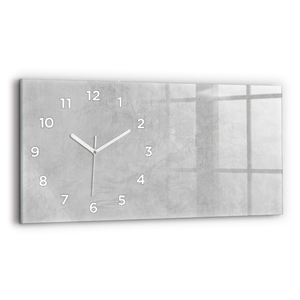 Horloge rectangulaire horizontale Mur de pierres