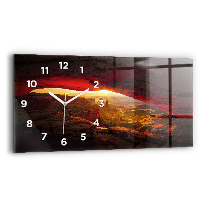 Horloge murale horizontale Grand Canyon Arizona