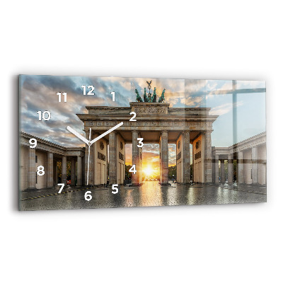 Horloge rectangulaire horizontale Porte de Brandebourg à Berlin