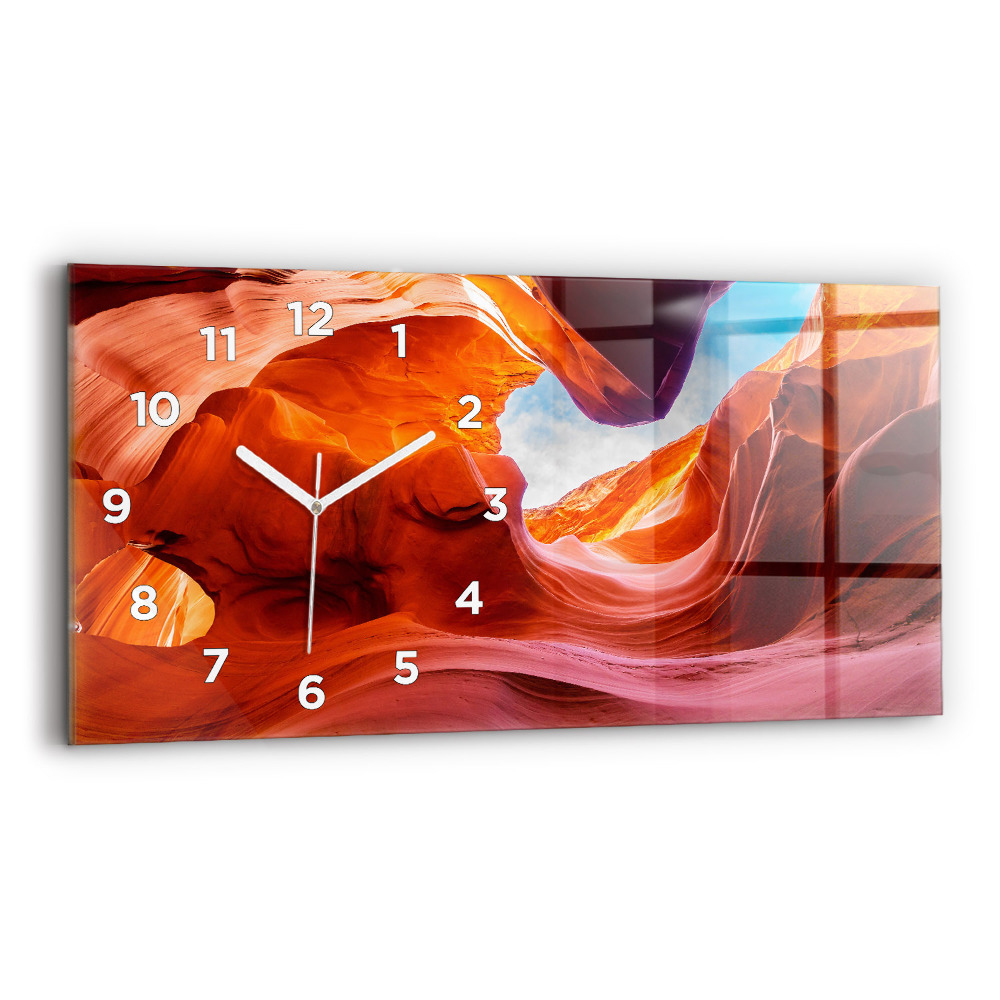 Horloge murale horizontale Canyon