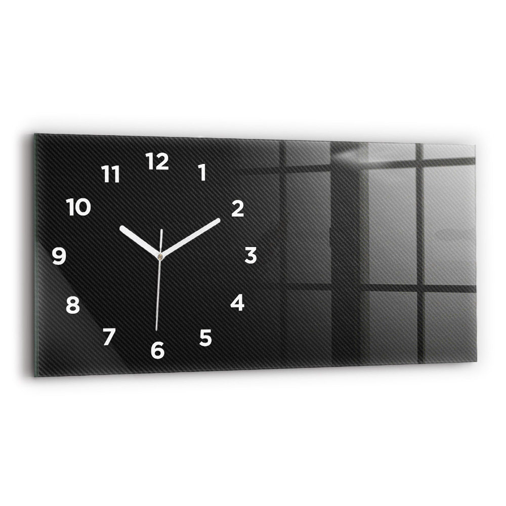 Horloge rectangulaire horizontale Abstrait sombre