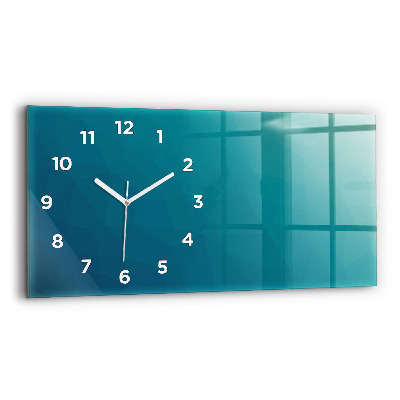 Horloge rectangulaire horizontale Abstraction marine