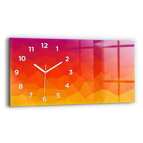 Horloge murale horizontale Lever de soleil