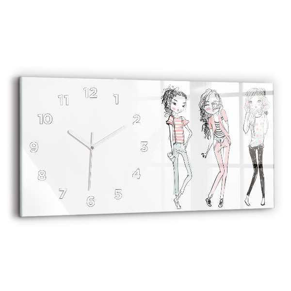 Horloge horizontale en verre Mode féminine