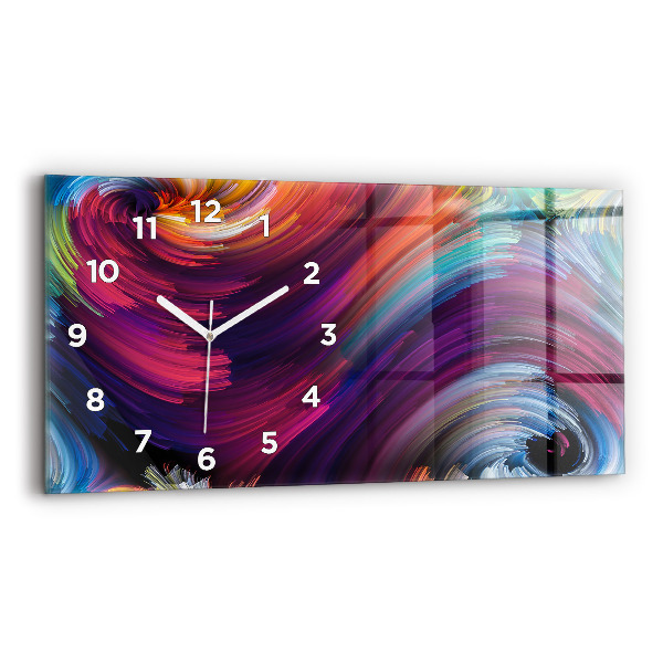 Horloge rectangulaire horizontale Vente abstraite