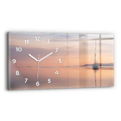 Horloge rectangulaire horizontale Lac Balaton USA
