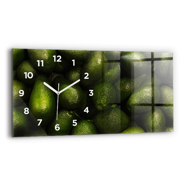 Horloge rectangulaire horizontale Avocat