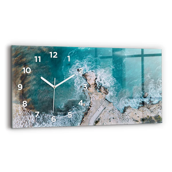 Horloge murale horizontale Fjords de la Costa Blanca