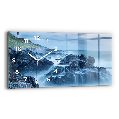 Horloge rectangulaire horizontale Phare
