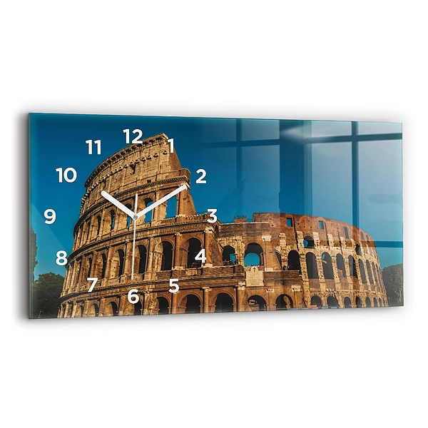 Horloge murale horizontale Colisée en Italie