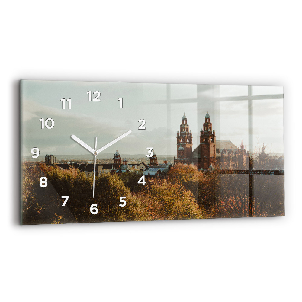 Horloge murale horizontale Galerie d'art à Glasgow