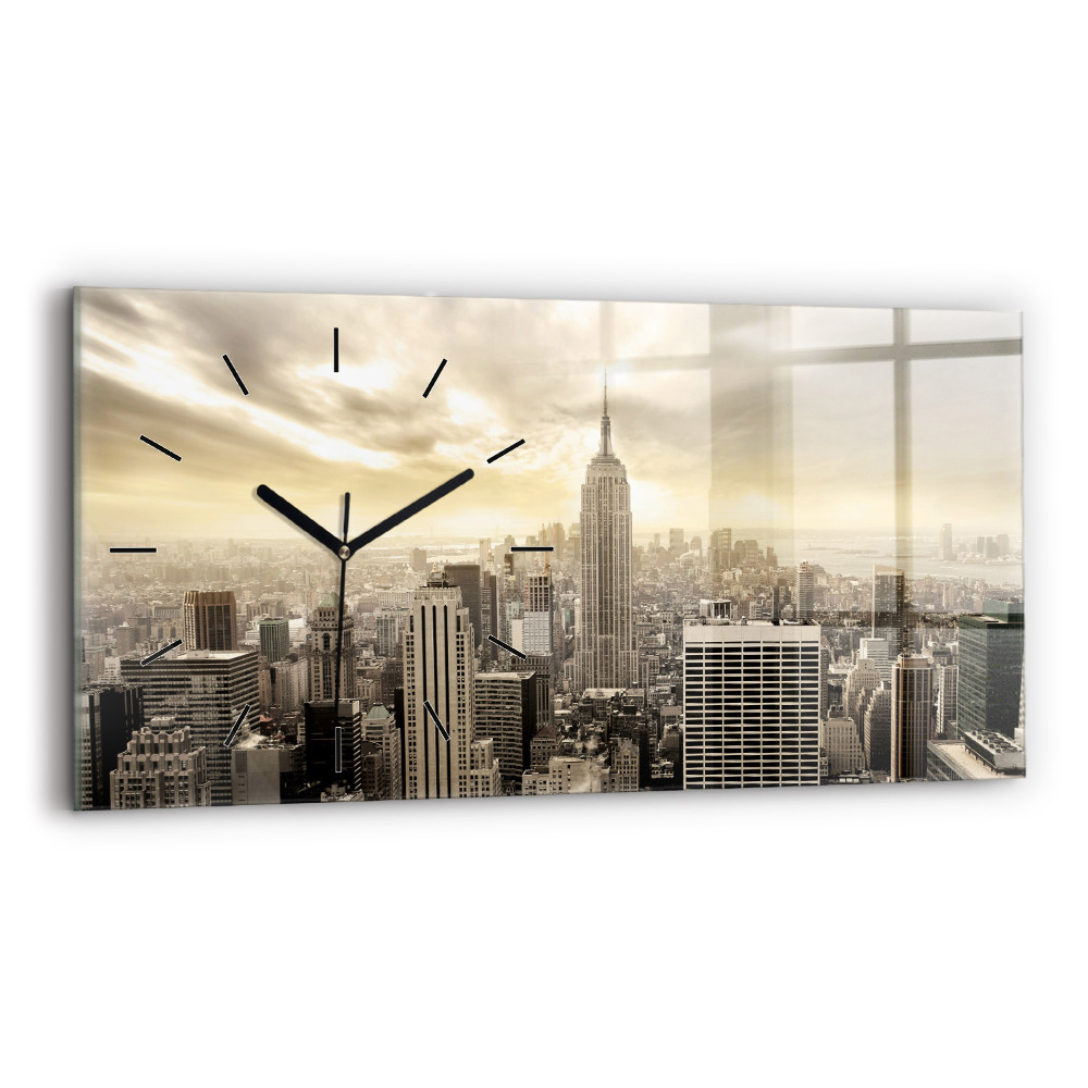 Horloge rectangulaire horizontale Tours à New York