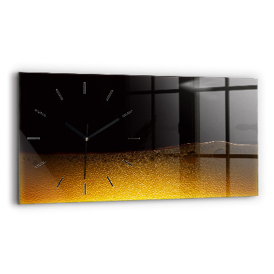 Horloge rectangulaire horizontale Jus d'orange
