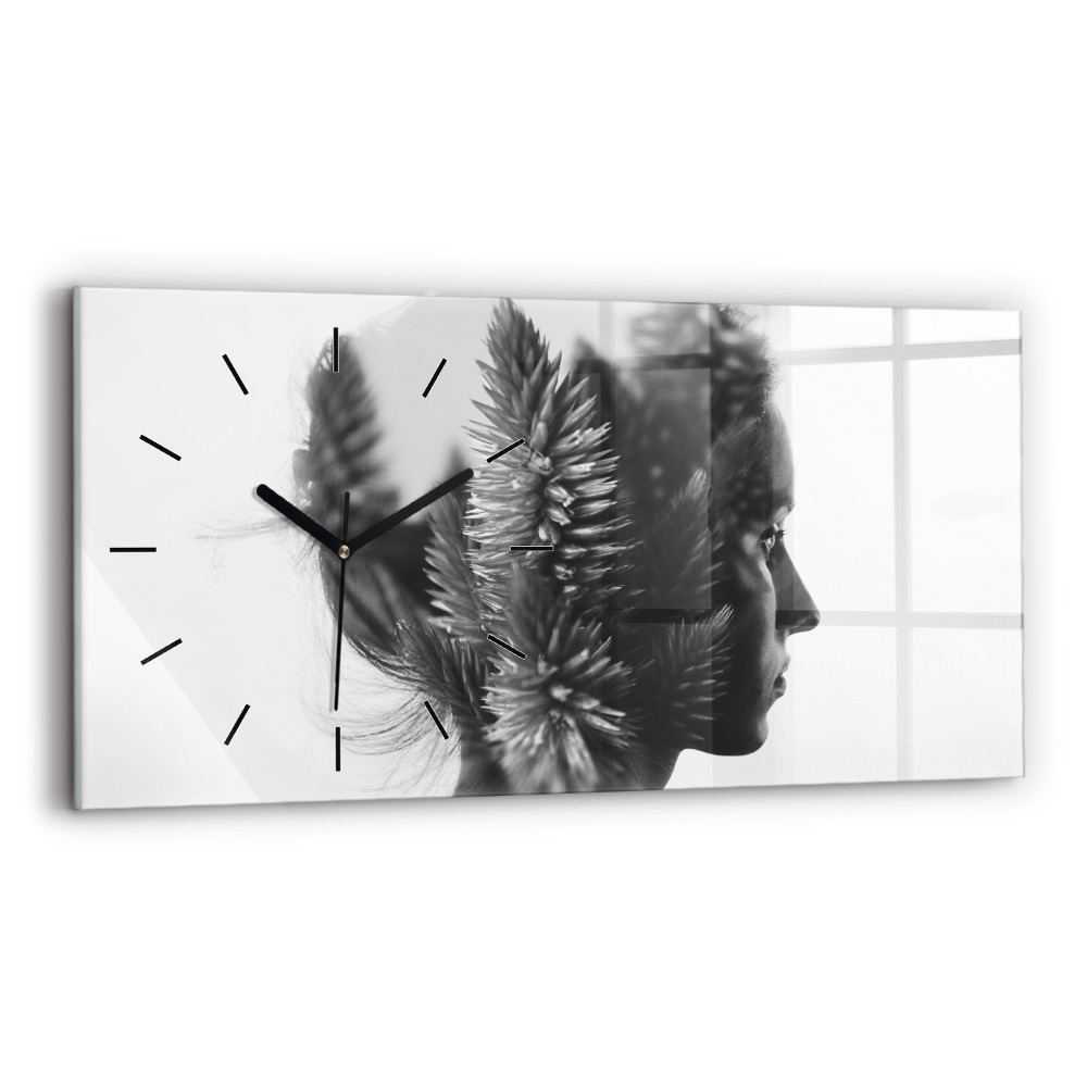 Horloge murale horizontale Sensibilité de la pensée humaine