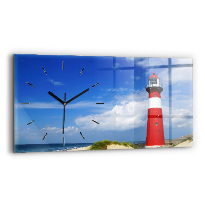 Horloge murale horizontale Phare