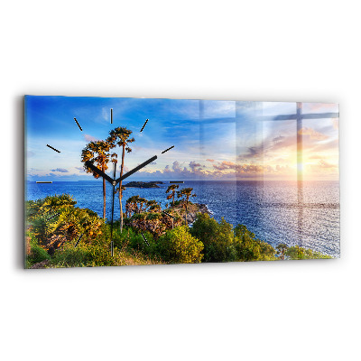 Horloge murale horizontale Phuket en Thaïlande