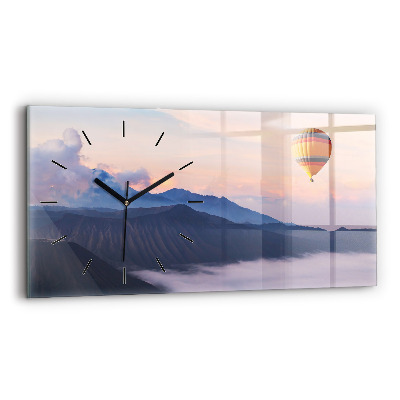 Horloge rectangulaire horizontale Beau paysage