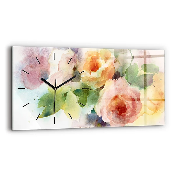 Horloge rectangulaire horizontale Visualisation de la nature