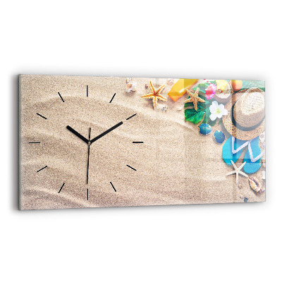 Horloge murale horizontale Accessoires de vacances