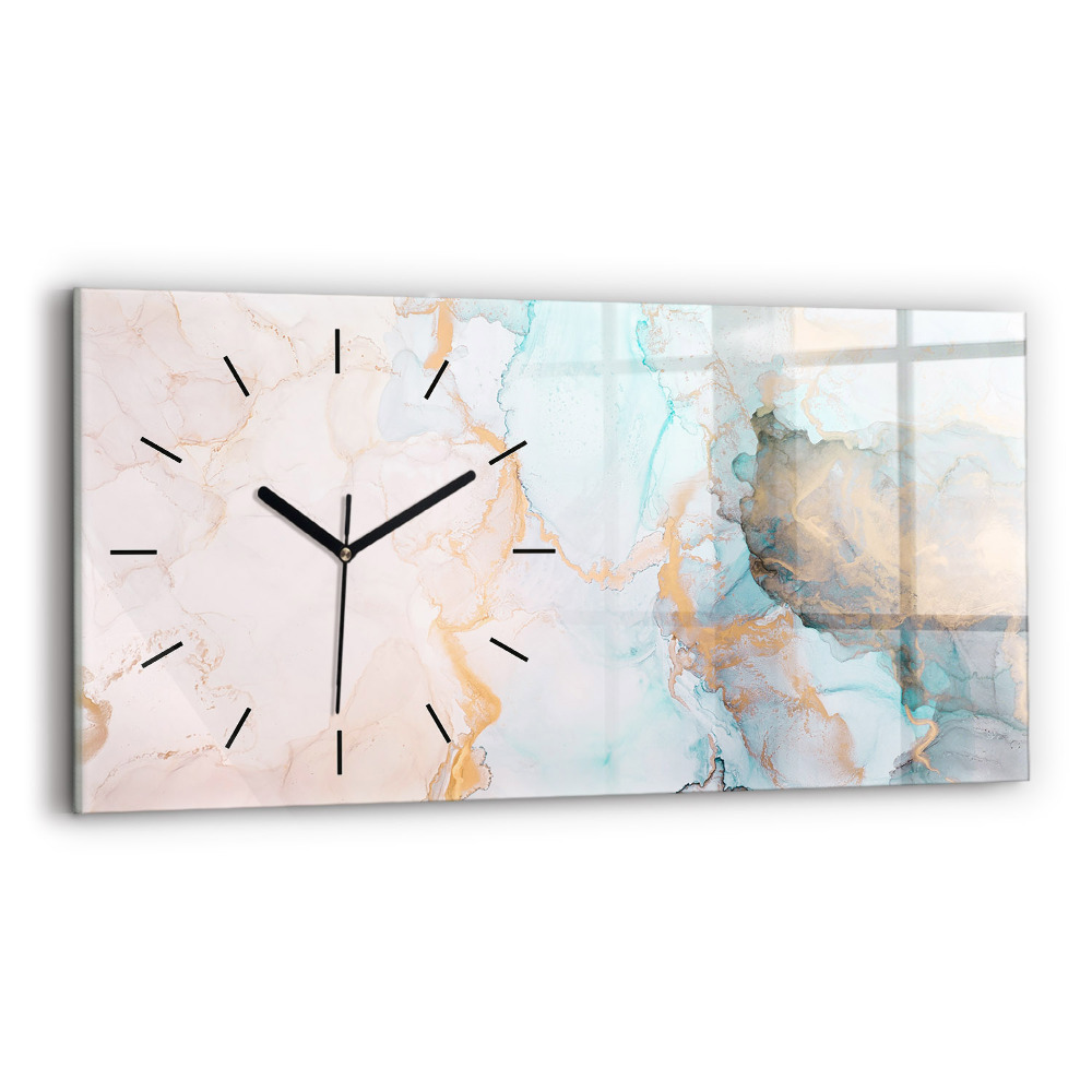 Horloge murale horizontale Image abstraite