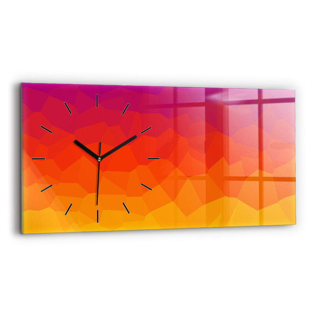 Horloge murale horizontale Lever de soleil