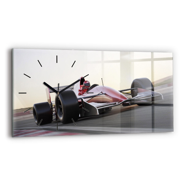 Horloge rectangulaire horizontale Voiture de sport