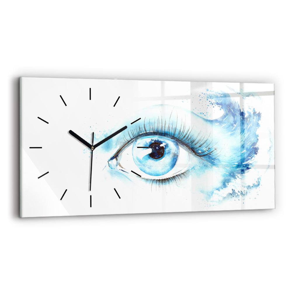 Horloge murale horizontale Œil marin