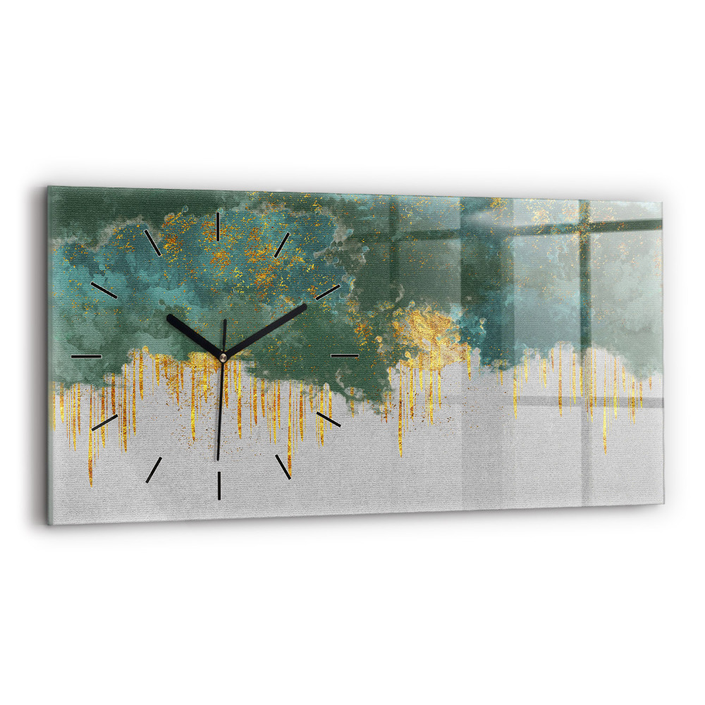 Horloge murale horizontale Motif décoratif