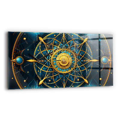 Horloge murale horizontale Horoscope