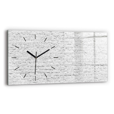 Horloge murale horizontale Mur de briques
