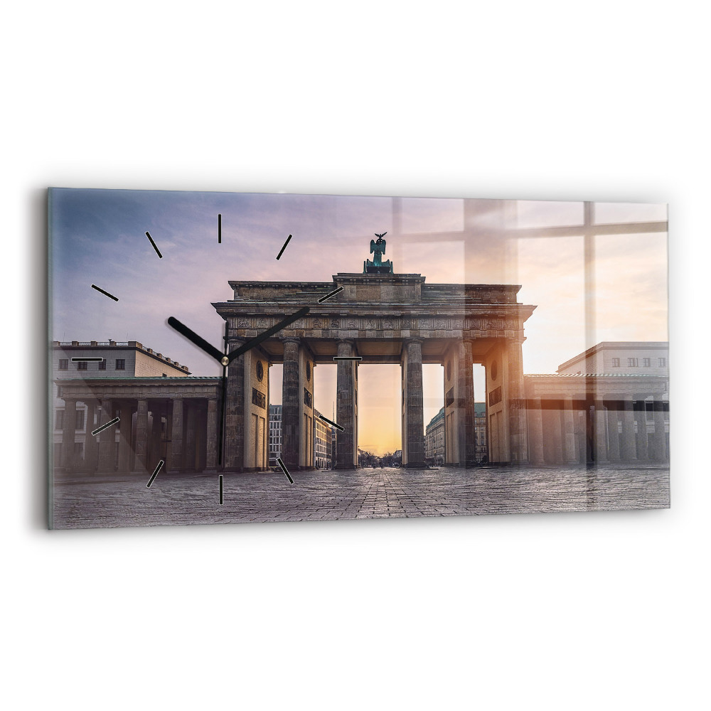 Horloge horizontale en verre Porte de Brandebourg