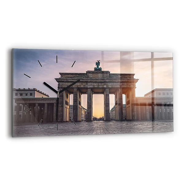 Horloge horizontale en verre Porte de Brandebourg