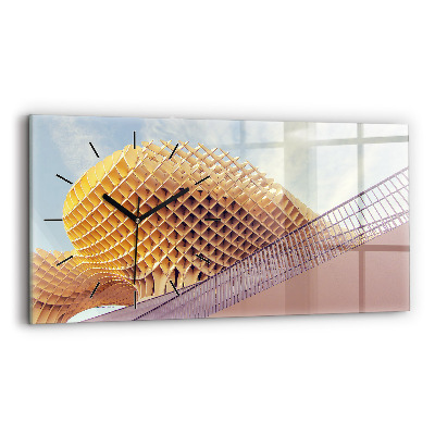 Horloge horizontale en verre Point de vue à Séville